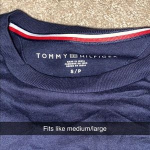 Tommy Hilfiguer Long Sleeve Navy Top